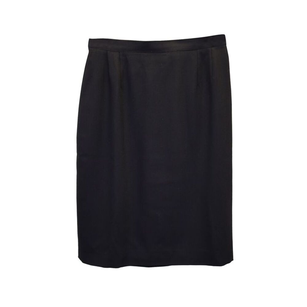 Giorgio Armani Le Collezioni Pencil Skirt in Black Wool